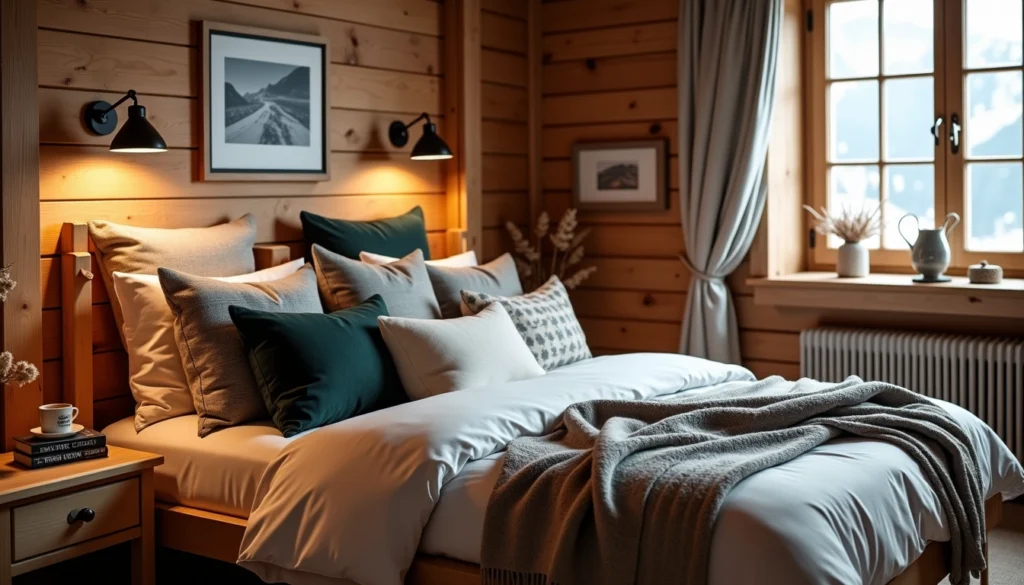 die Ansammlung von Kissen und Polstern